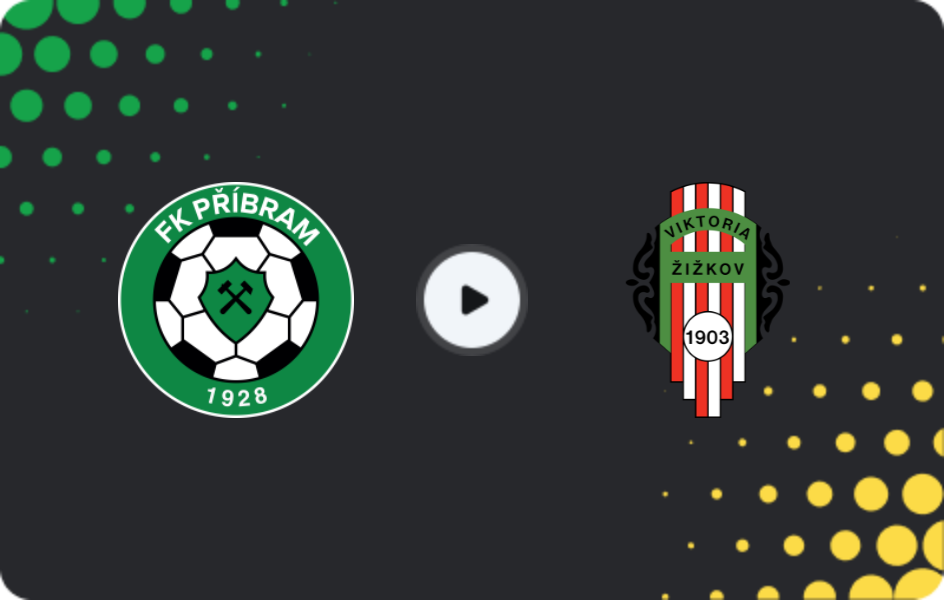 Where to watch Příbram — Viktoria Žižkov, FNL, 07.11.2025