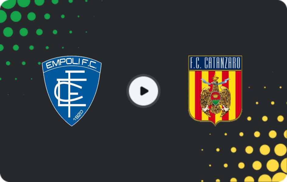 Where to watch Empoli — Catanzaro, Serie B, 08.11.2025