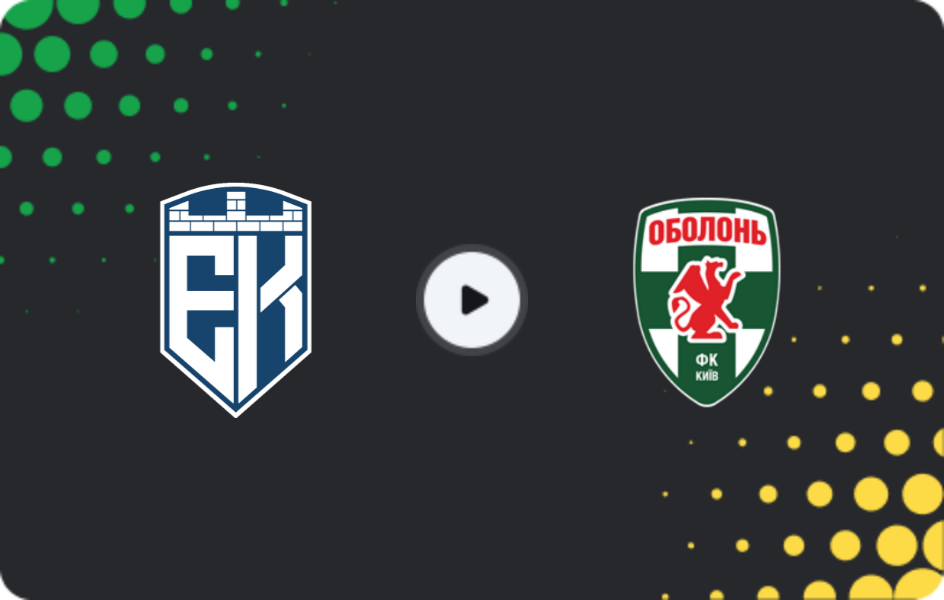 Where to watch Epitsentr Dunayivtsi — Obolon', Premier League, 07.11.2025