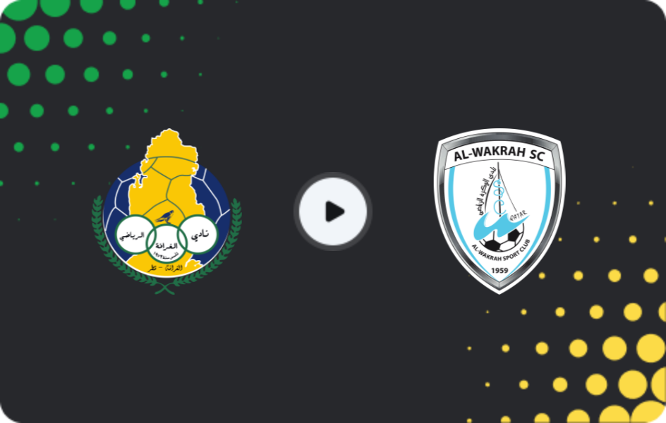 Where to watch Al-Gharafa — Al Wakrah, Stars League, 21.11.2025