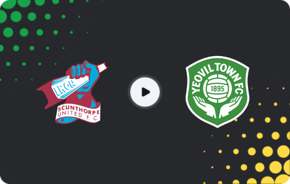 Where to watch Scunthorpe United — Yeovil Town, National League, 08.11.2025