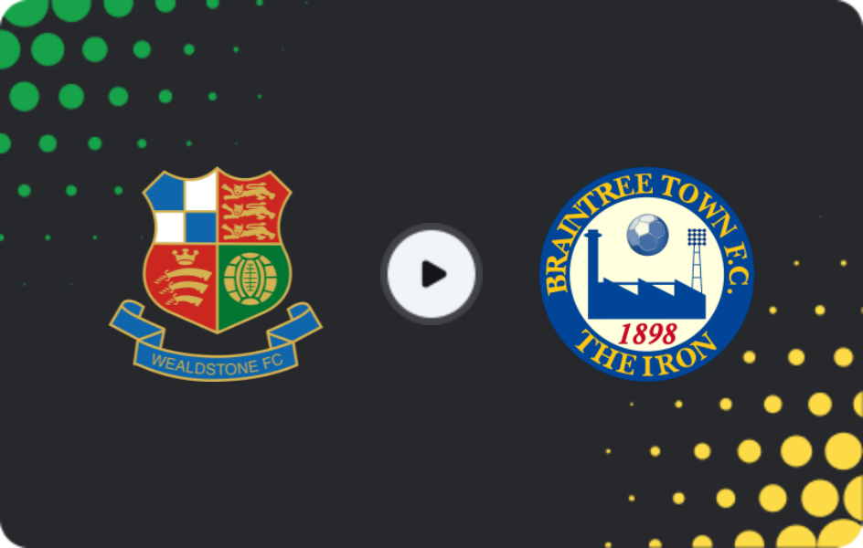 Where to watch Wealdstone — Braintree, National League, 08.11.2025