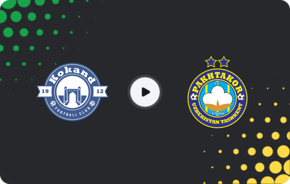 Where to watch Kokand 1912 — Pakhtakor, Super League, 08.11.2025