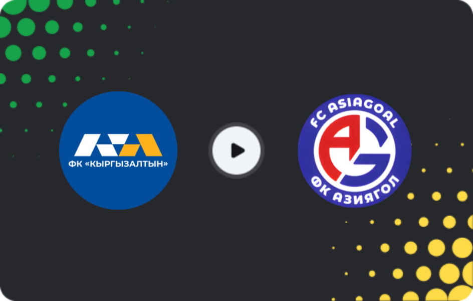 Where to watch Kyrgyzaltyn — Asiagoal, Premier League, 07.11.2025