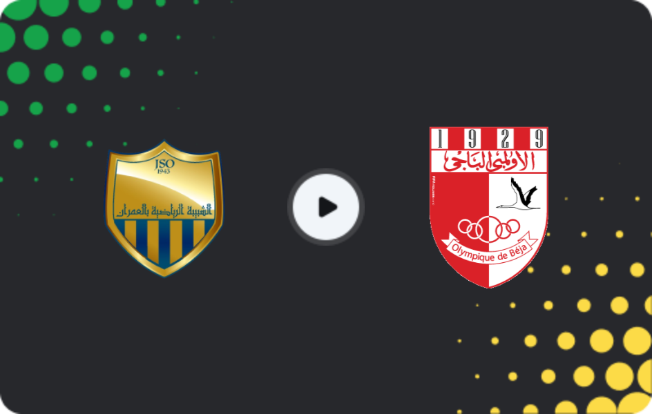Where to watch Jeunesse Sportive Omrane — Olympique Béja, Ligue 1, 10.11.2025