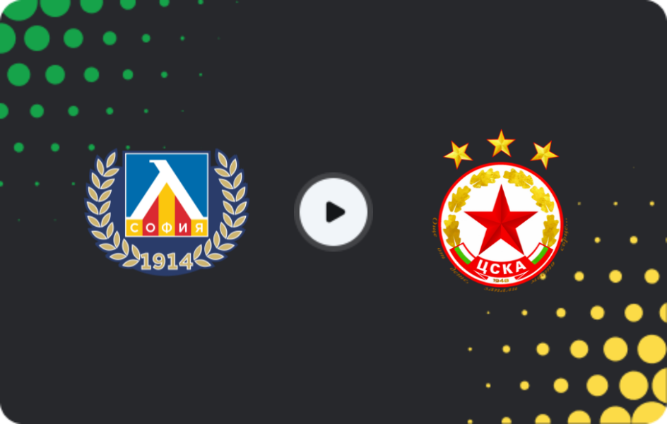 Where to watch Levski Sofia — CSKA Sofia, First League, 08.11.2025