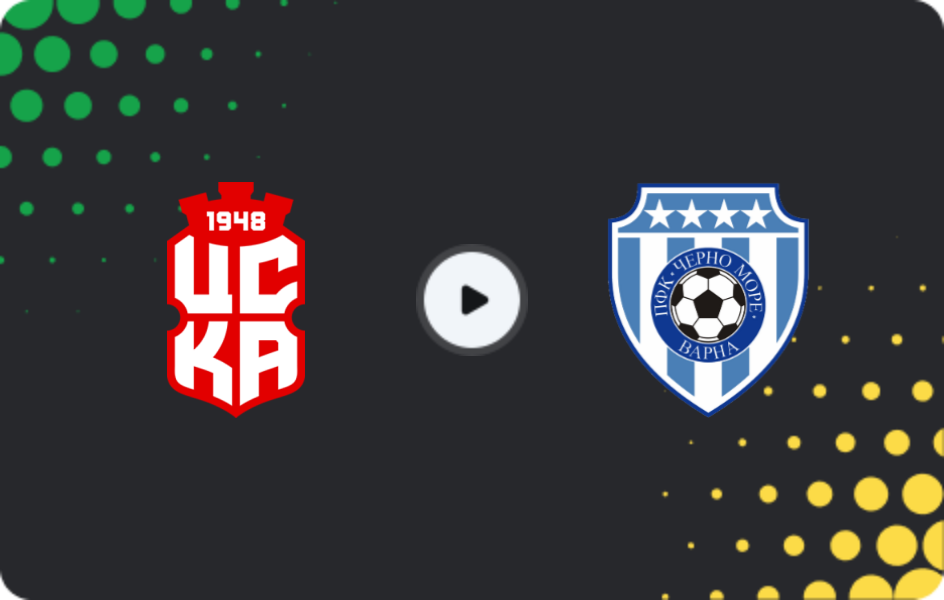 Where to watch CSKA 1948 — Cherno More Varna, First League, 09.11.2025
