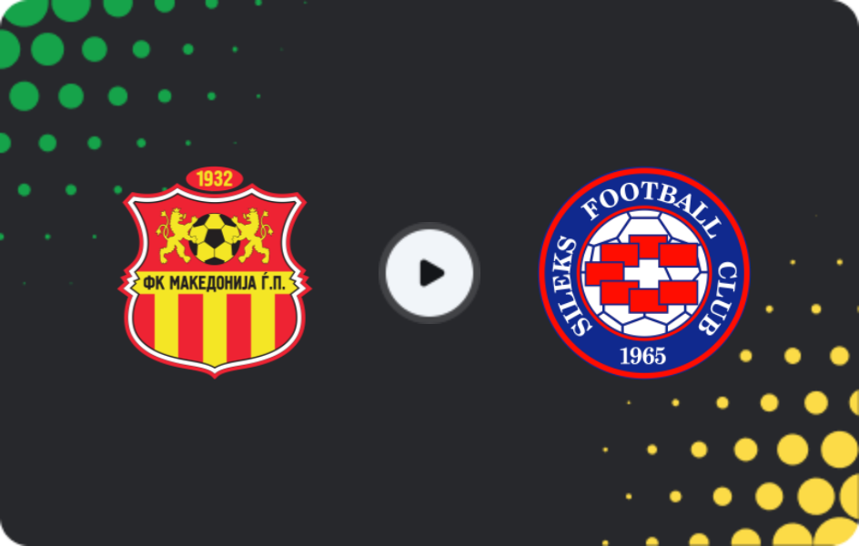 Where to watch Makedonija GjP — Sileks, First League, 08.11.2025
