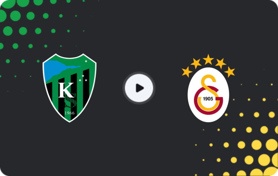 Where to watch Kocaelispor — Galatasaray, Süper Lig, 09.11.2025