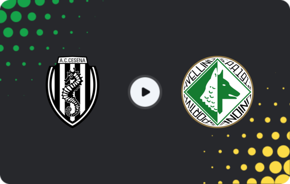 Where to watch Cesena — Avellino, Serie B, 09.11.2025