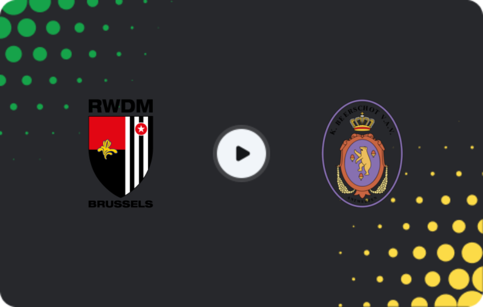 Where to watch RWDM — Beerschot Wilrijk, Challenger Pro League, 09.11.2025
