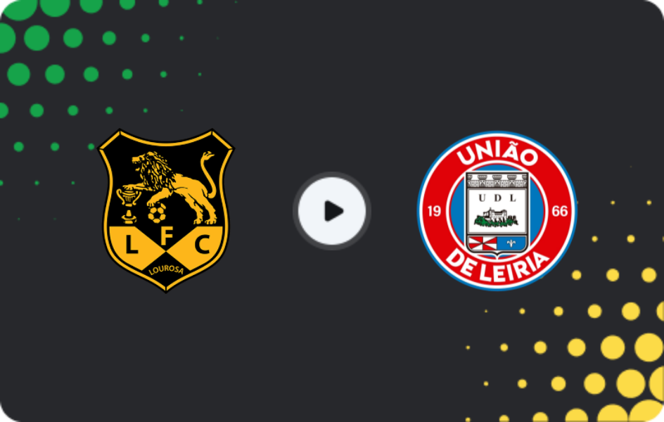 Where to watch Lusitânia Lourosa — União de Leiria, Segunda Liga, 09.11.2025
