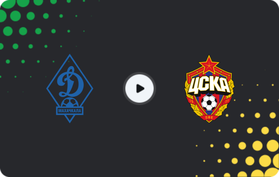 Where to watch Dynamo Makhachkala — CSKA Moscow, Premier League, 08.11.2025