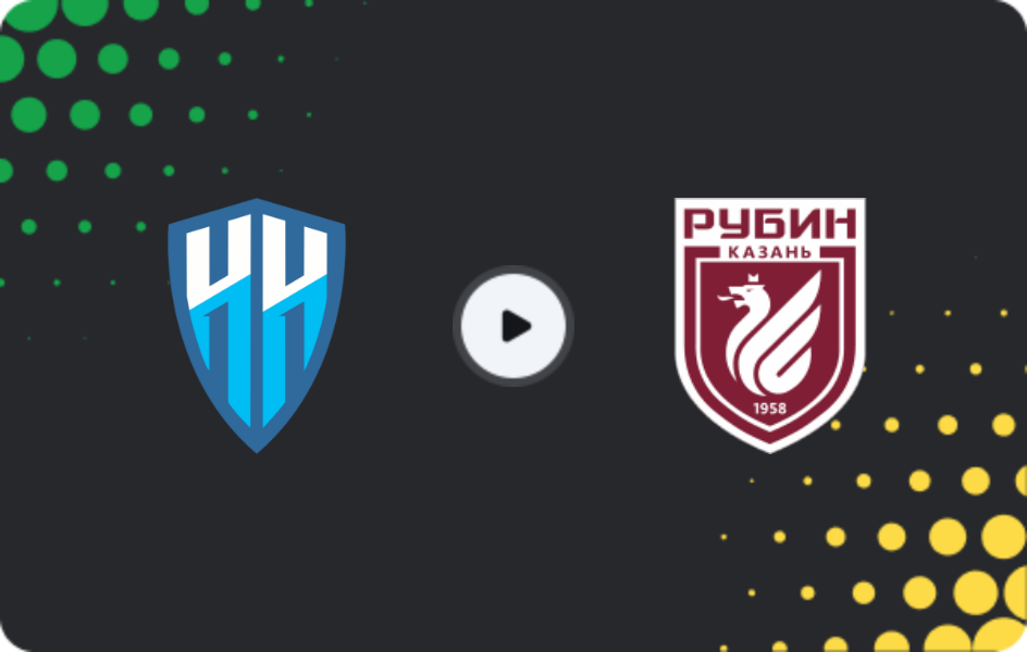Where to watch Nizhny Novgorod — Rubin, Premier League, 08.11.2025