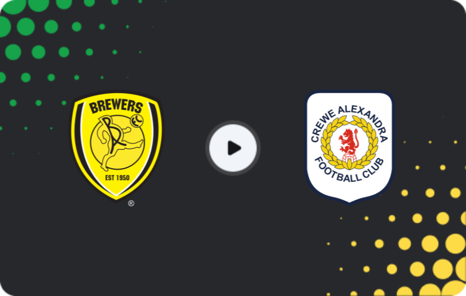 Where to watch Burton Albion — Crewe Alexandra, EFL Trophy, 11.11.2025
