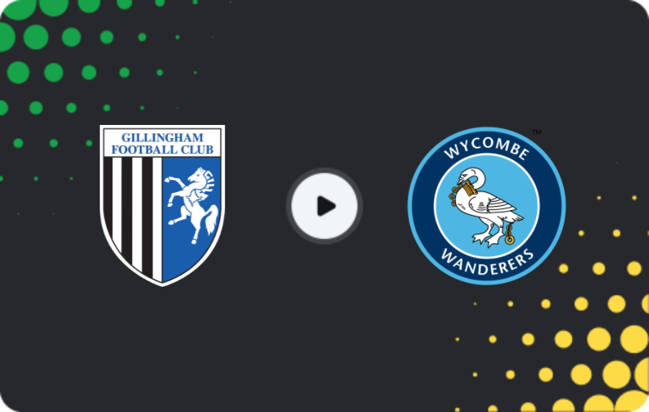 Where to watch Gillingham — Wycombe, EFL Trophy, 11.11.2025