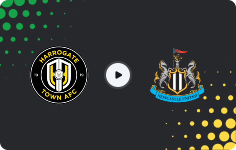 Where to watch Harrogate Town — Newcastle United U21, EFL Trophy, 11.11.2025