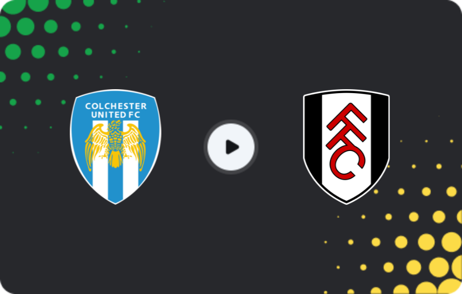 Where to watch Colchester — Fulham U21, EFL Trophy, 11.11.2025