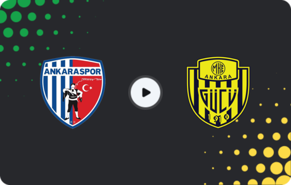 Where to watch Ankaraspor — Ankaragucu, 2. Lig, 26.11.2025