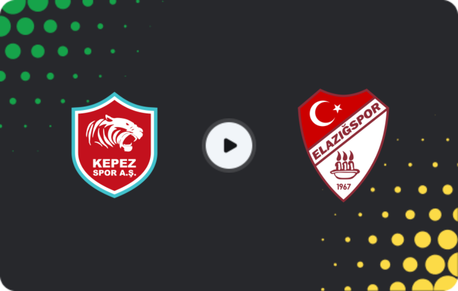 Where to watch Kepezspor — Elazığspor, 2. Lig, 06.12.2025