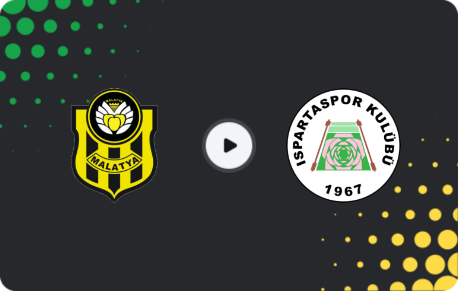 Where to watch Yeni Malatyaspor — Isparta 32, 2. Lig, 06.12.2025