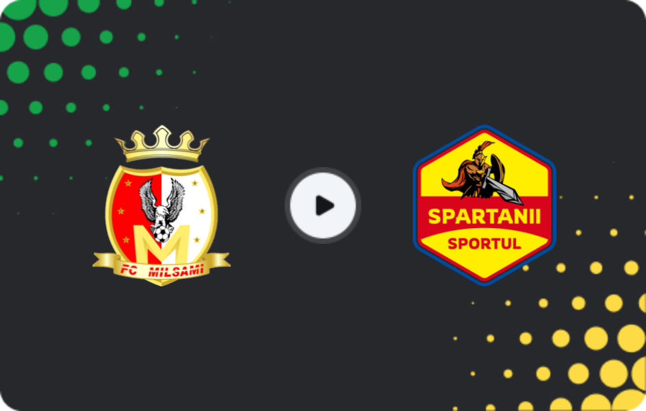 Where to watch Milsami Orhei — Spartanii Selemet, Super Liga, 23.11.2025