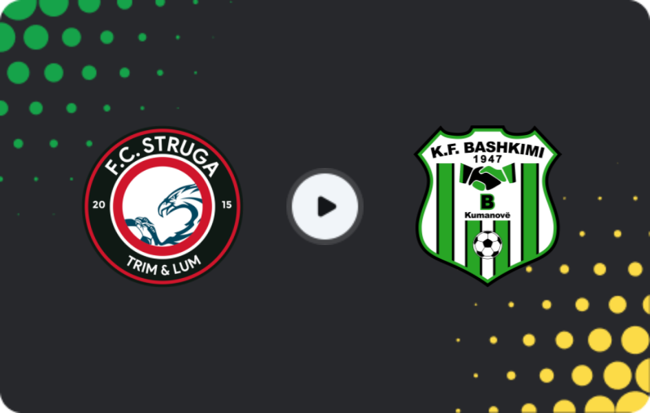 Where to watch Struga — Bashkimi Kumanovo, First League, 23.11.2025
