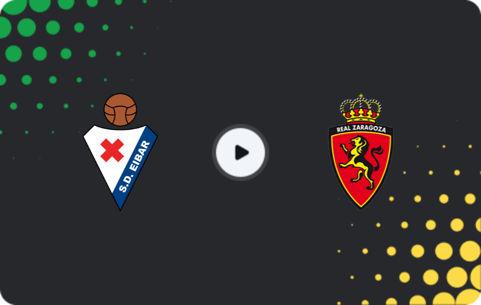 Where to watch Eibar — Real Zaragoza, Segunda, 22.11.2025
