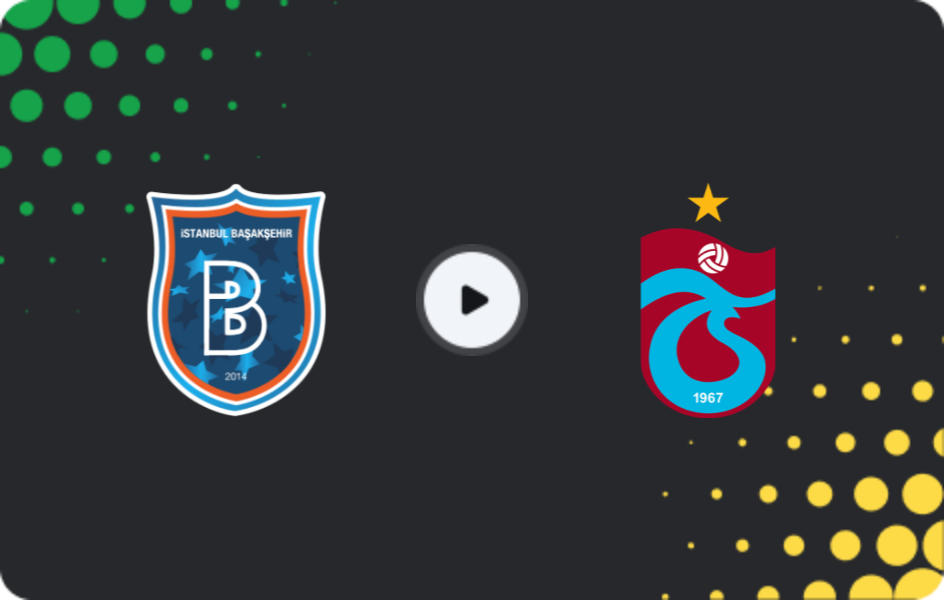 Where to watch Istanbul Basaksehir — Trabzonspor, Süper Lig, 24.11.2025