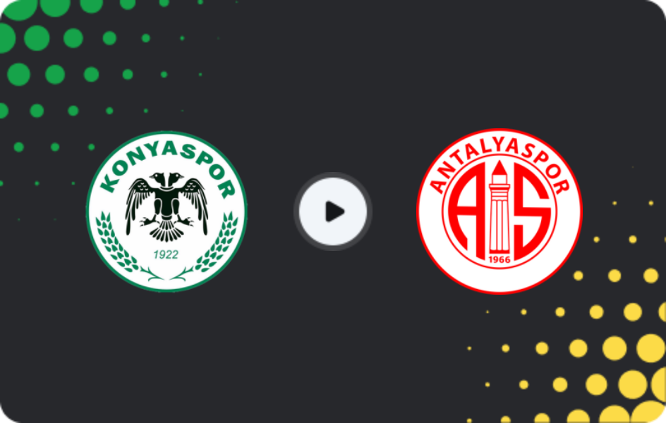 Where to watch Konyaspor — Antalyaspor, Süper Lig, 24.11.2025