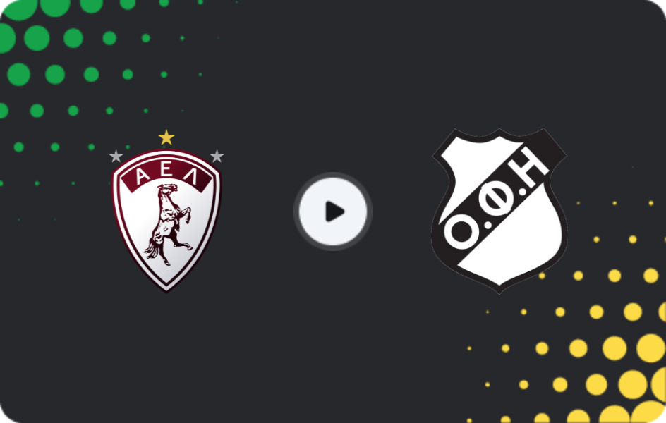 Where to watch Larisa — OFI, Super League, 24.11.2025