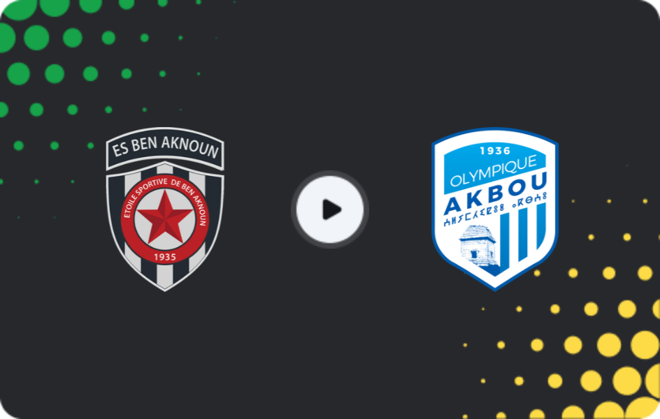 Where to watch Ben Aknoun — Olympique Akbou, Ligue 1, 09.01.2026