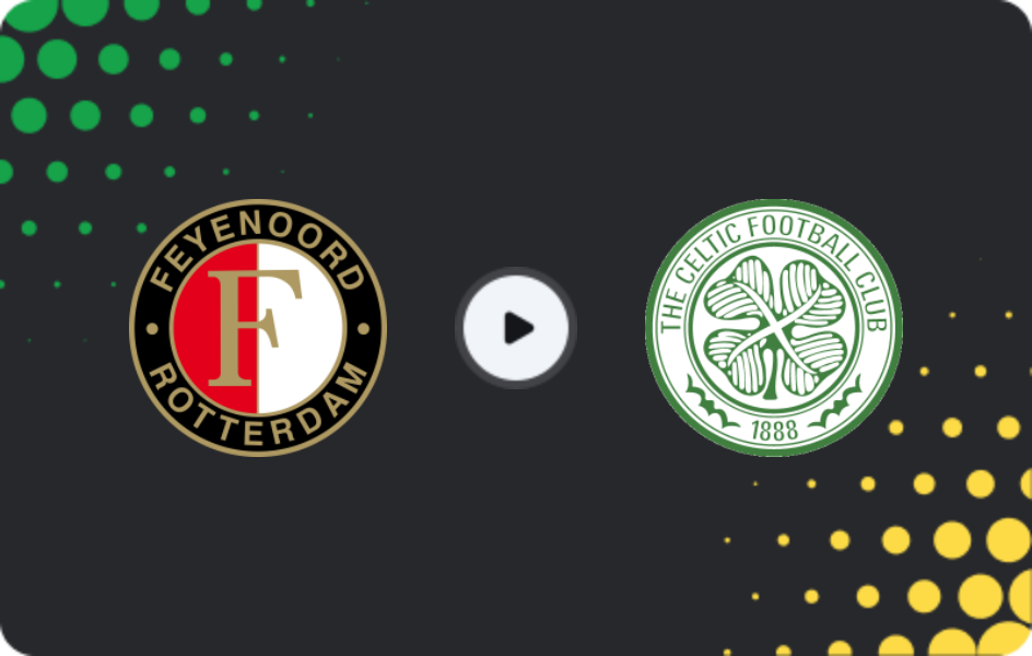 Where to watch Feyenoord — Celtic, Europa League, 27.11.2025