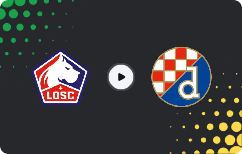 Where to watch Lille — Dinamo Zagreb, Europa League, 27.11.2025