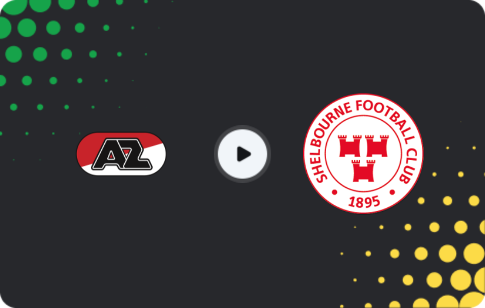 Where to watch AZ Alkmaar — Shelbourne, Conference League, 27.11.2025