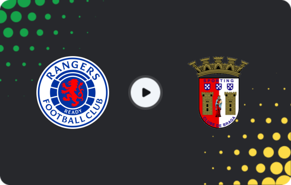 Where to watch Rangers — Braga, Europa League, 27.11.2025