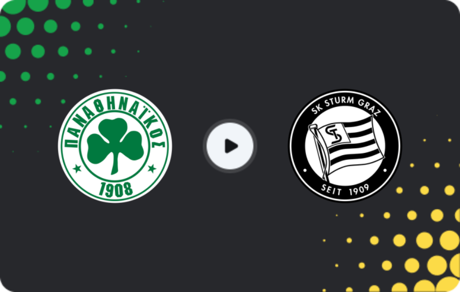 Where to watch Panathinaikos — Sturm Graz, Europa League, 27.11.2025