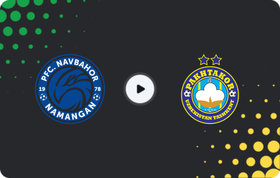 Where to watch Navbahor — Pakhtakor, Super League, 29.11.2025