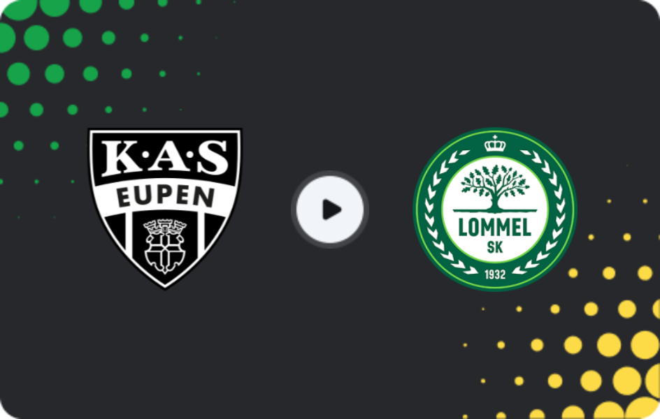 Where to watch AS Eupen — Lommel United, Challenger Pro League, 28.11.2025