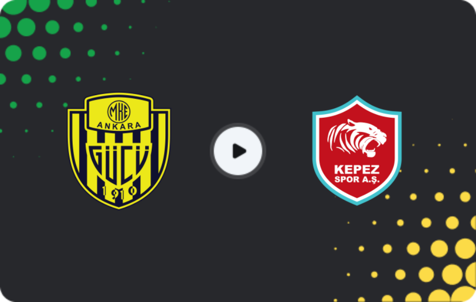 Where to watch Ankaragucu — Kepezspor, 2. Lig, 12.12.2025