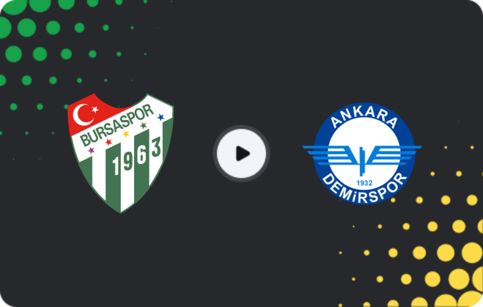 Where to watch Bursaspor — Ankara Demirspor, 2. Lig, 12.12.2025