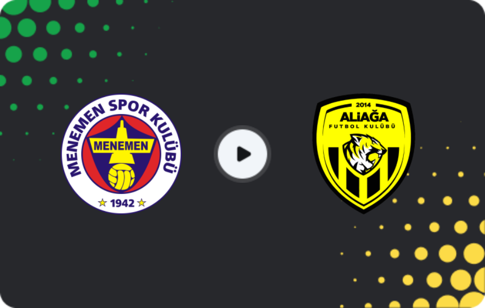 Where to watch Menemen — Aliağa, 2. Lig, 12.12.2025