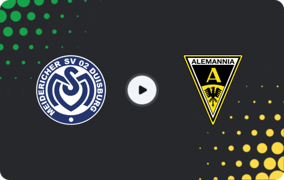 Where to watch Duisburg — Alemannia Aachen, 3. Liga, 29.11.2025