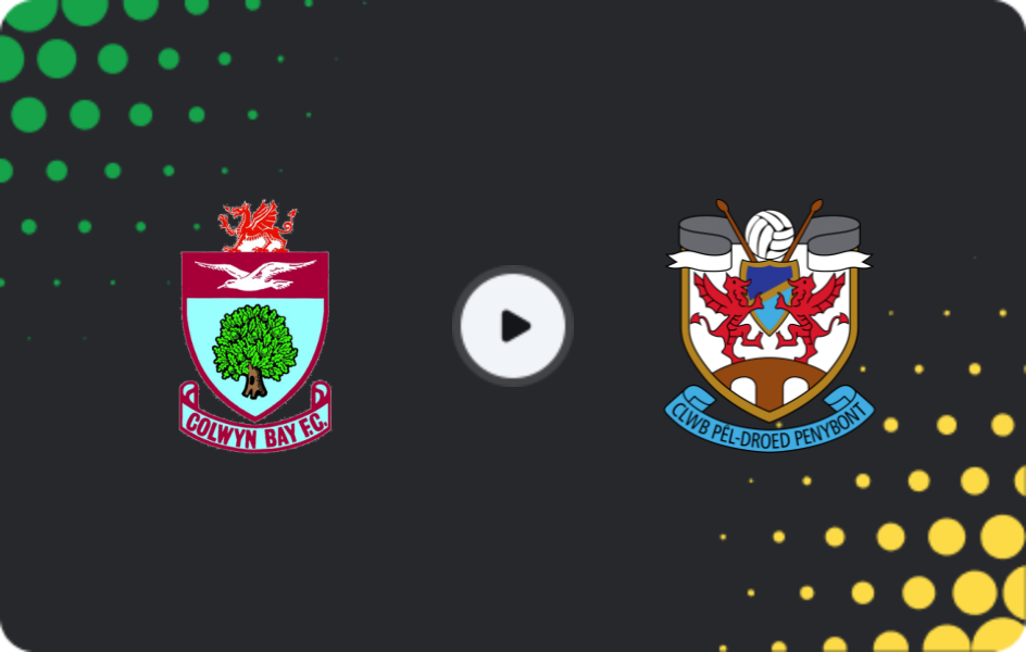 Where to watch Colwyn Bay — Penybont, Cymru Premier, 29.11.2025