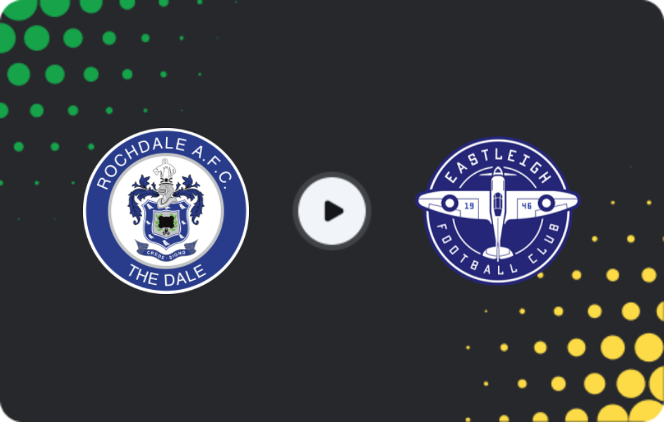Where to watch Rochdale — Eastleigh, National League, 29.11.2025
