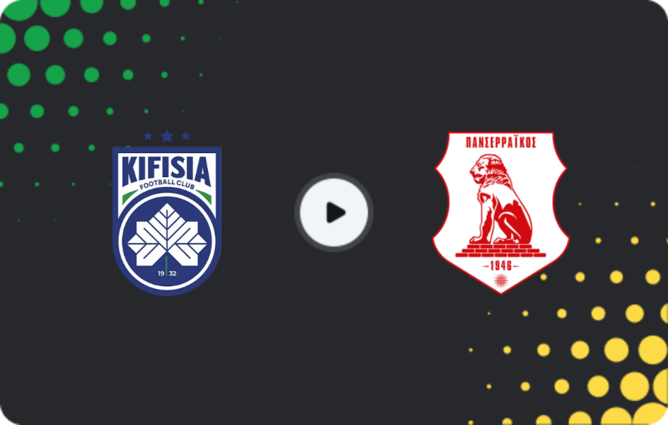 Where to watch Kifisia — Panserraikos, Super League, 29.11.2025