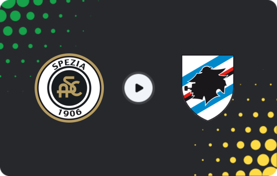 Where to watch Spezia — Sampdoria, Serie B, 30.11.2025
