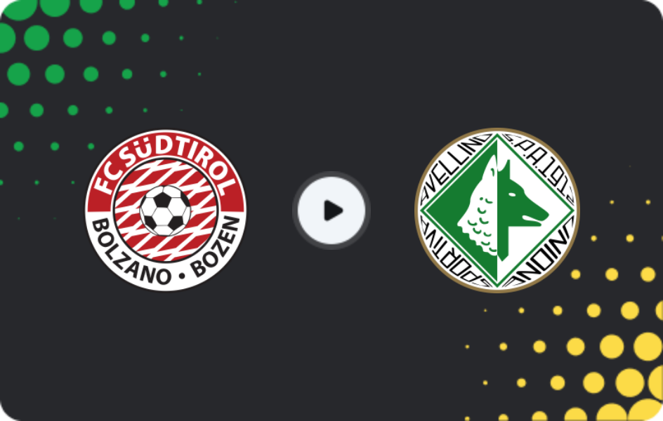 Where to watch Sudtirol — Avellino, Serie B, 29.11.2025
