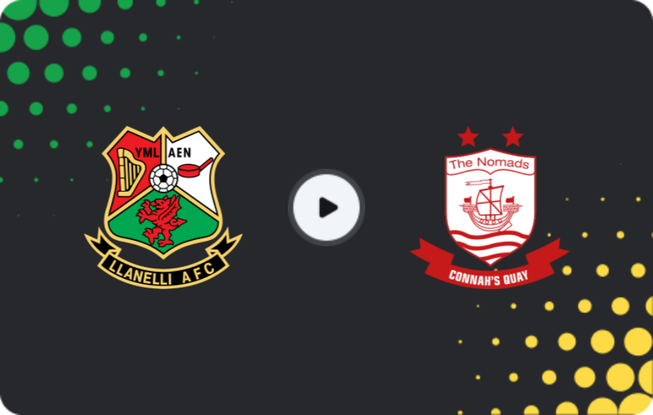 Where to watch Llanelli — Connah's Quay Nomads, Cymru Premier, 29.11.2025