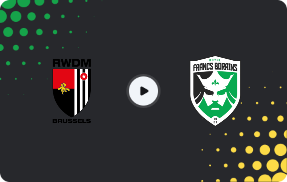 Where to watch RWDM — Francs Borains, Challenger Pro League, 29.11.2025